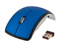 Folding Design 2.4G Wireless Mouse (Blue)